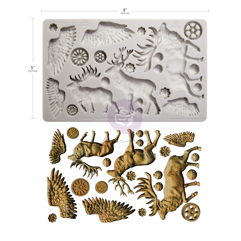 Finnabair® Moulds – Forest Spirits – 1 pc, 5″x8″x8mm