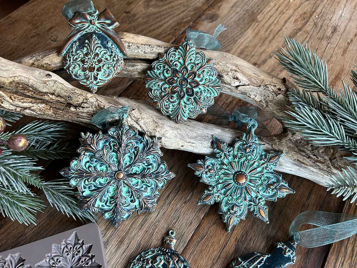 Decor Moulds® – Frosted Snowflake Wonders – 1 pc, 5″x10″x8mm
