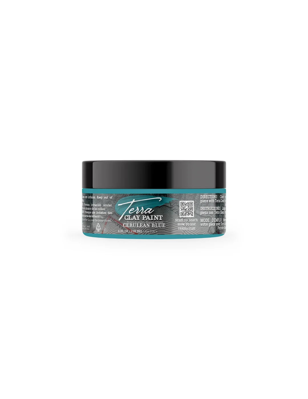 Cerulean Blue Terra Clay Paint