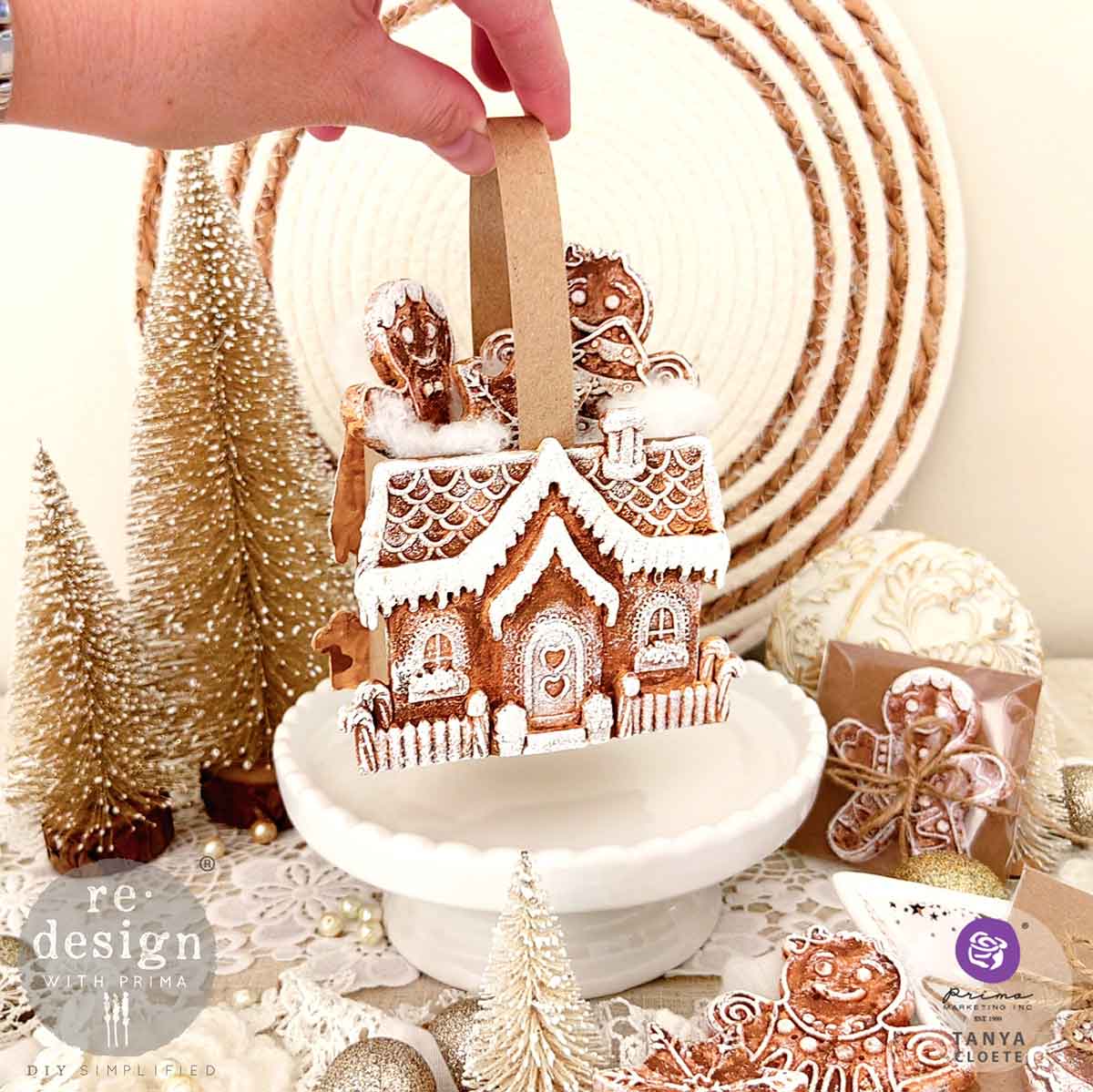 Decor Moulds® – Festive Gingerbread Treats – 1 pc, 5″x8″x8mm