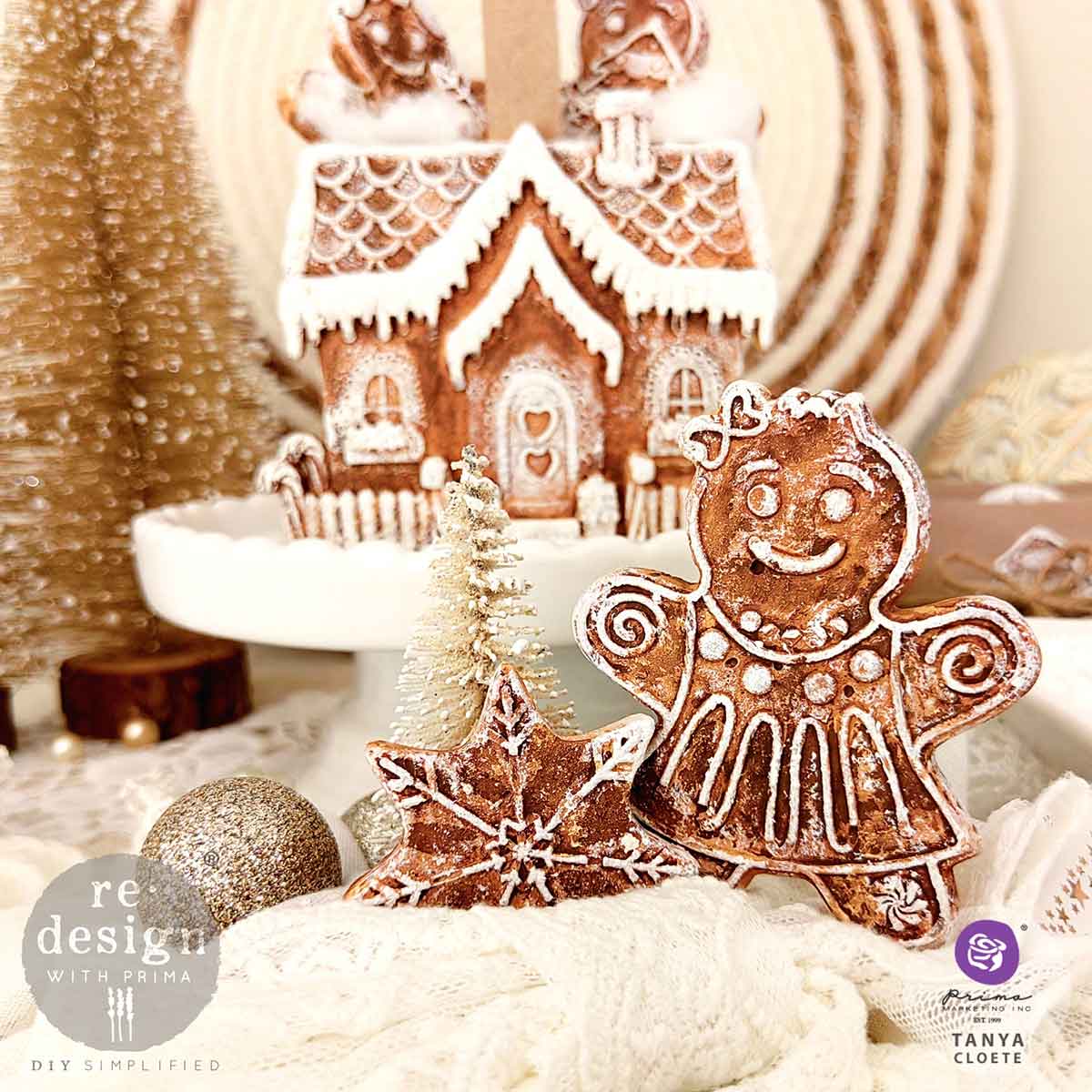 Decor Moulds® – Festive Gingerbread Treats – 1 pc, 5″x8″x8mm