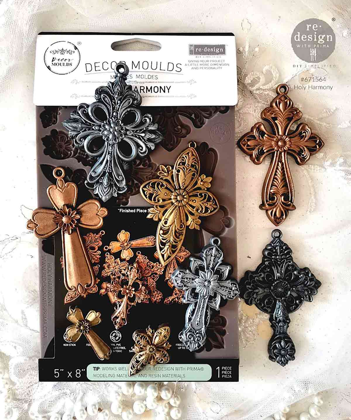 Decor Moulds® – Holy Harmony – 1 pc, 5″x8″x8mm