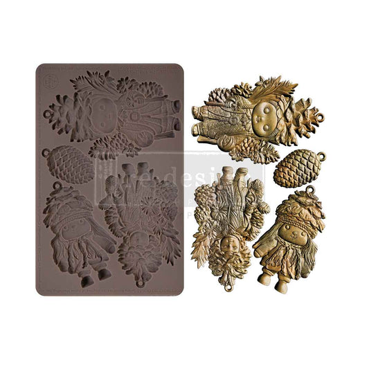 Decor Moulds® – Pinecone Dolls – 1 pc, 5″x8″x8mm
