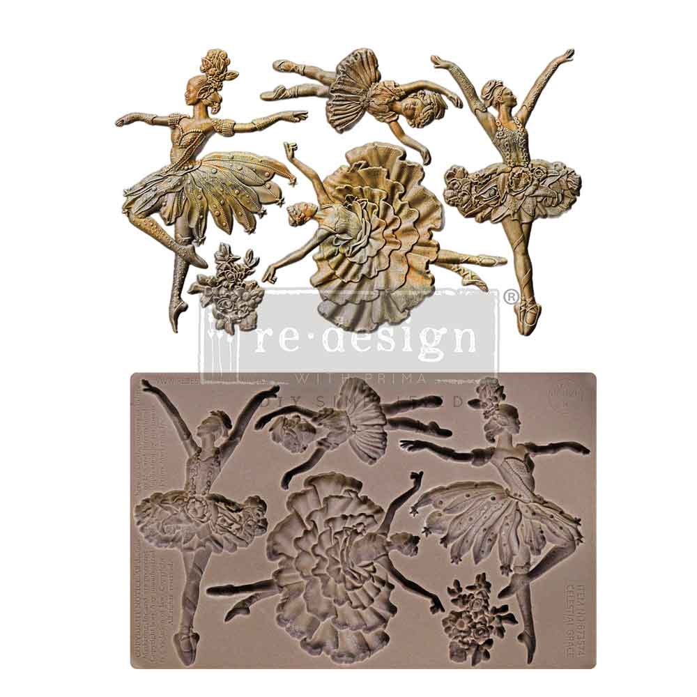 Decor Moulds® – Celestial Grace – 1 pc, 5″x8″x8mm