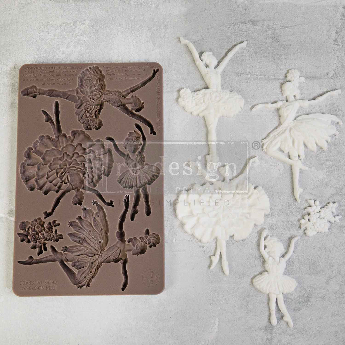 Decor Moulds® – Celestial Grace – 1 pc, 5″x8″x8mm
