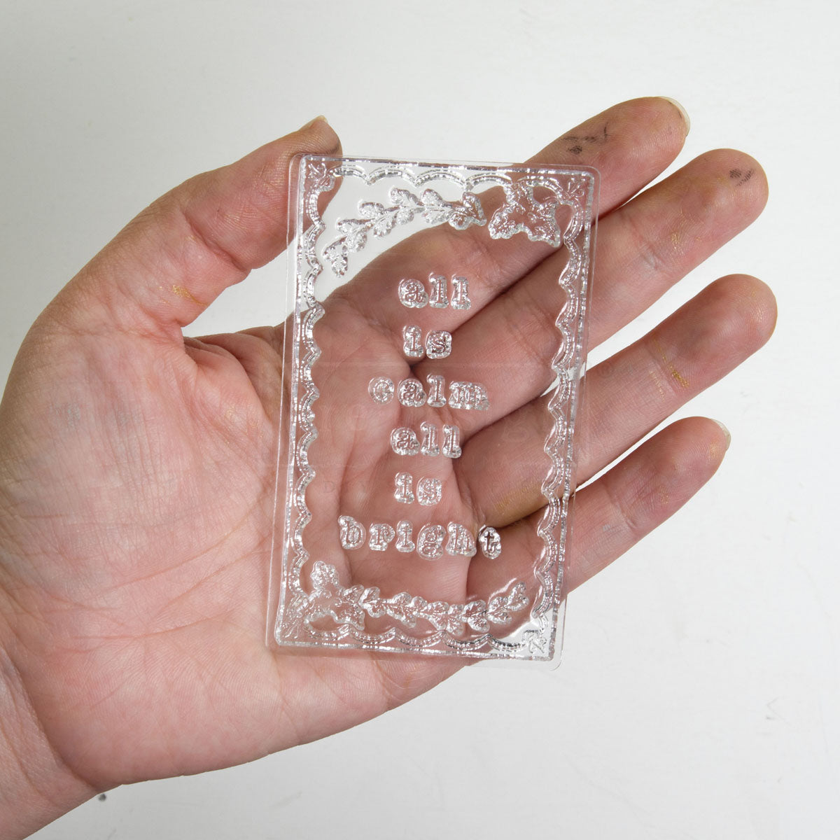 Decor Clear Stamp – Holly Jolly – 8.5″x11″