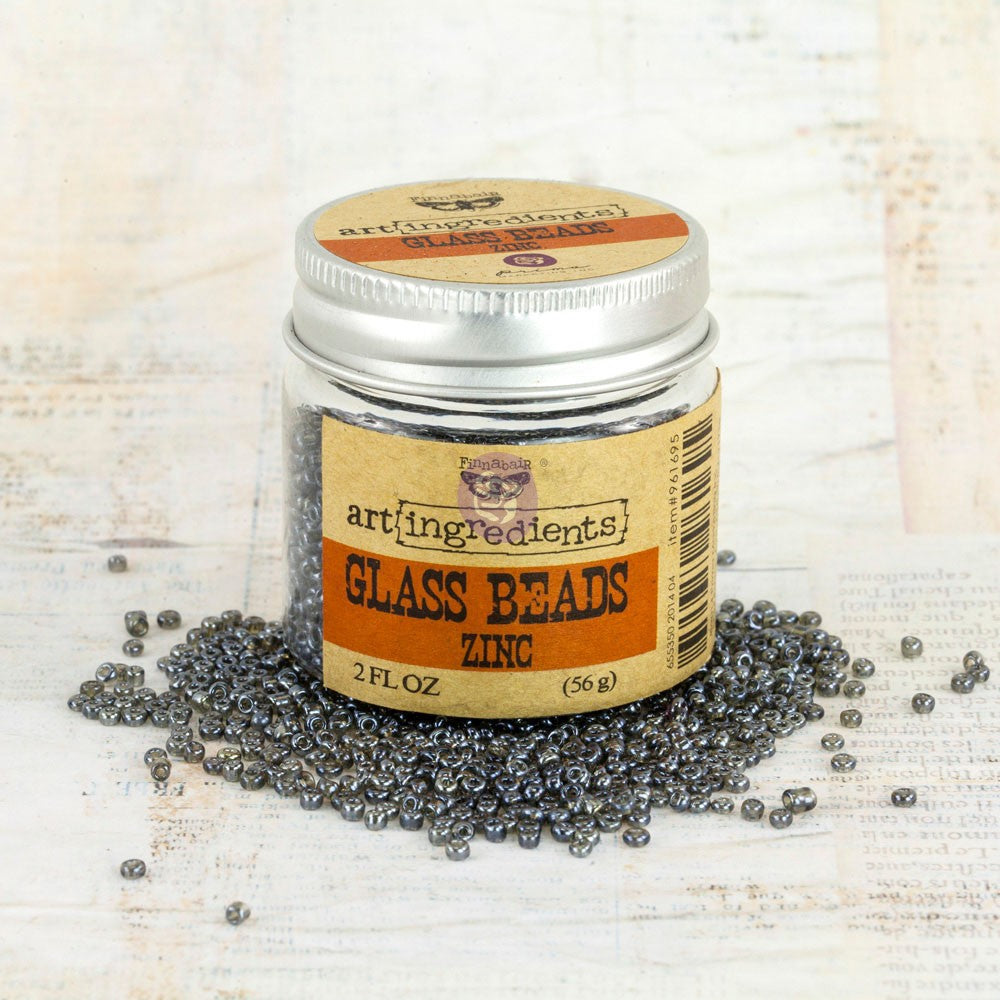 Art Ingredients – Glass Beads: Zinc – 56g