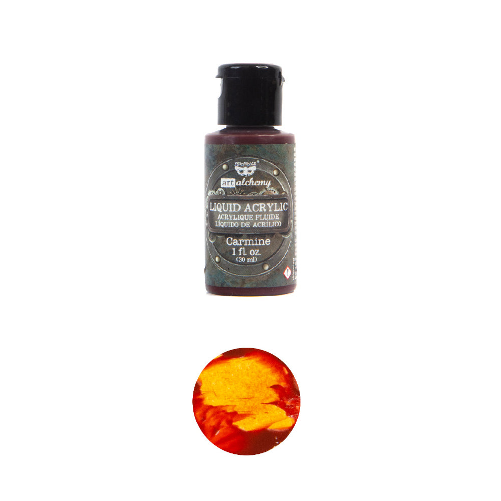 Art Alchemy Liquid Acrylic Paint – Carmine – 1fl.oz (30ml)
