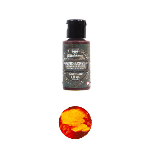 Art Alchemy Liquid Acrylic Paint – Carmine – 1fl.oz (30ml)