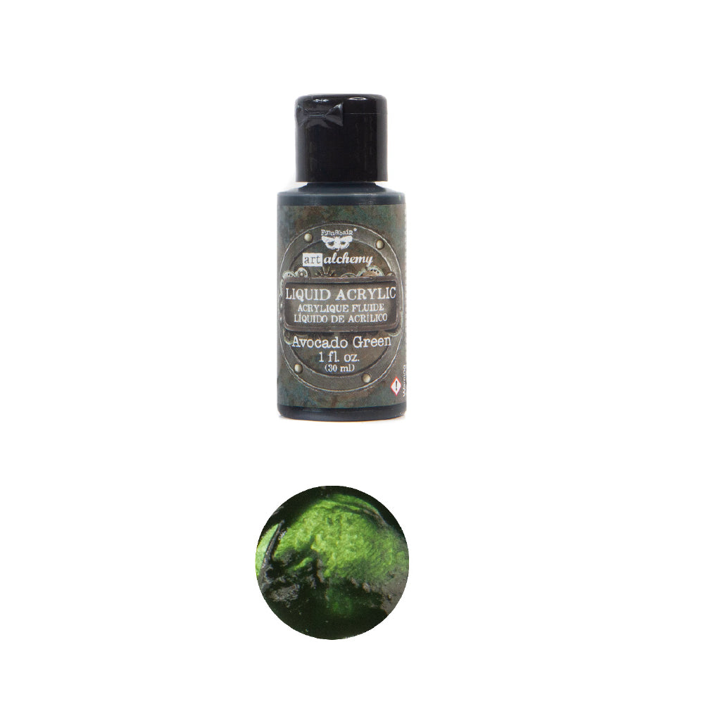 Art Alchemy Liquid Acrylic Paint – Avocado Green – 1fl.oz (30ml)