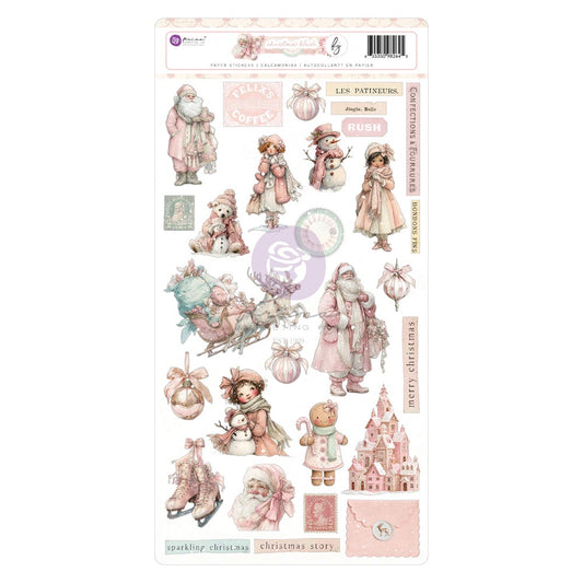 Christmas Blush Collection Stickers – 1 Sheet, 6″ x 12″