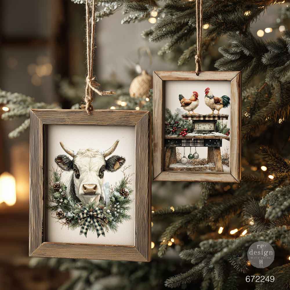 Middy Plus Transfers® – Rustic Noel – 3 sheets + 1 bonus sheet, 8.5″x11″