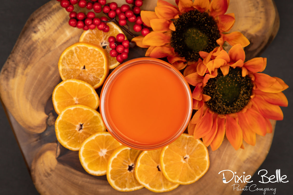 Florida Orange Chalk Mineral Paint