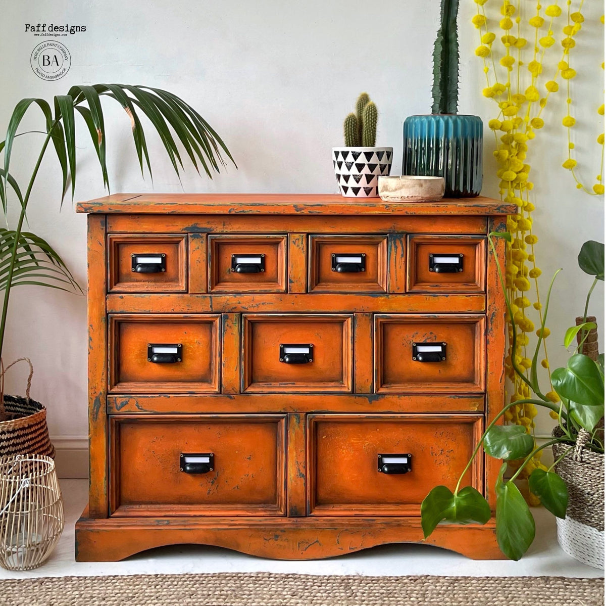Florida Orange Chalk Mineral Paint