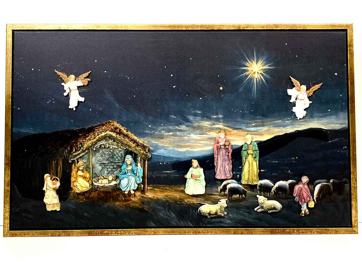 Decor Moulds® – Holy Night Nativity – 1 pc, 5″x10″x8mm