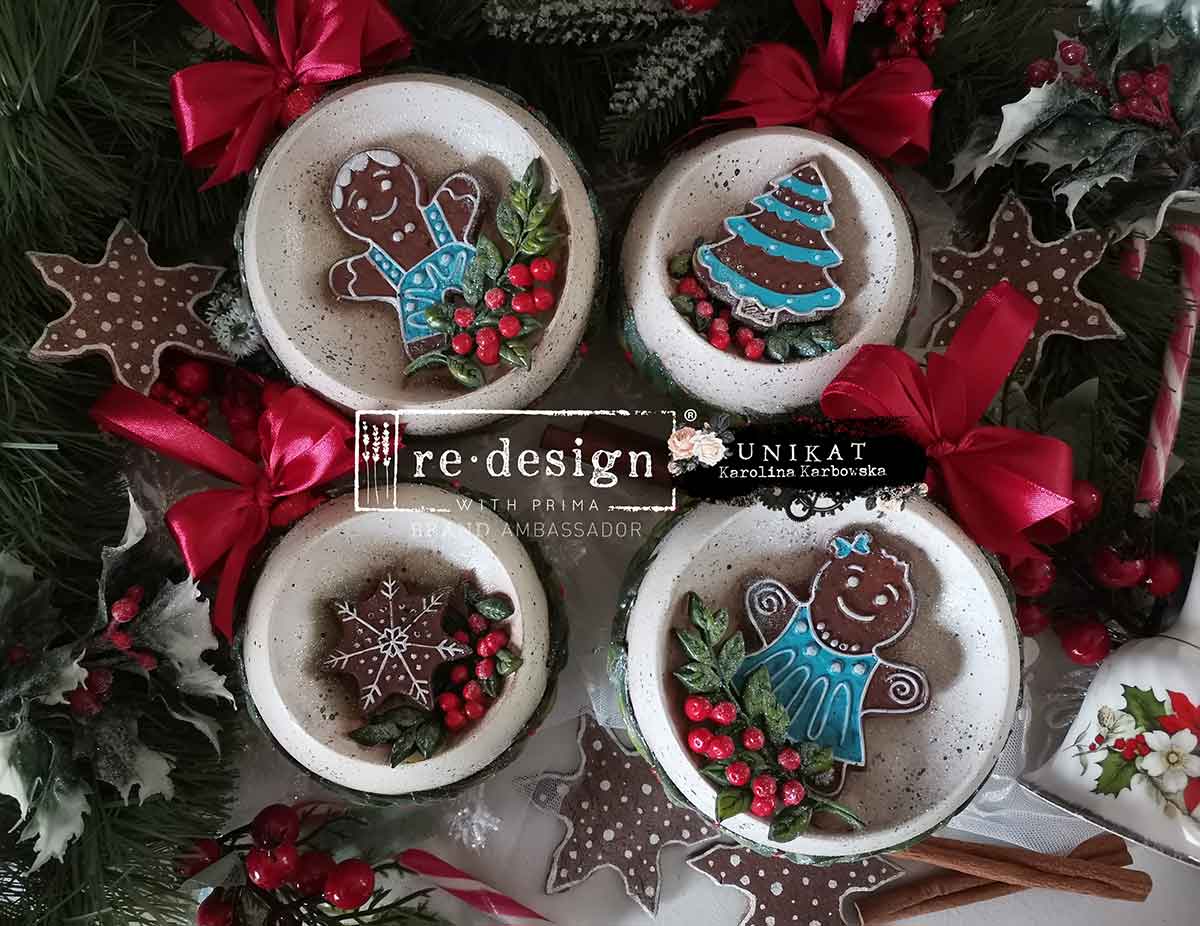Decor Moulds® – Festive Gingerbread Treats – 1 pc, 5″x8″x8mm