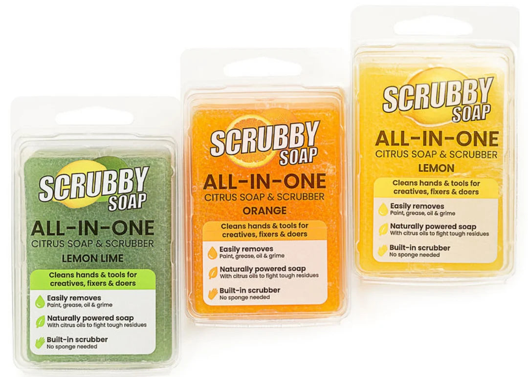 Scrubby Soap – Soap-Infused Scrubber Bar