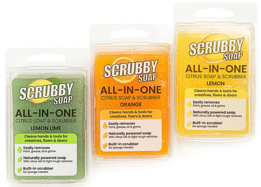 Scrubby Soap – Soap-Infused Scrubber Bar