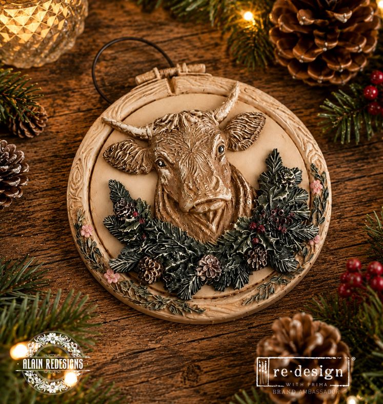 Decor Moulds® – Winter Barnstead – 1 pc, 5″x8″x8mm