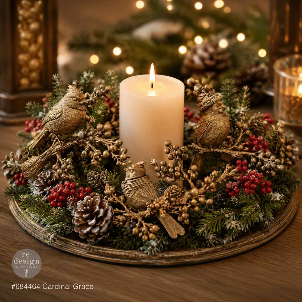 PRE-ORDER Decor Moulds® – Cardinal Grace – 1 pc, 5″x8″x8mm