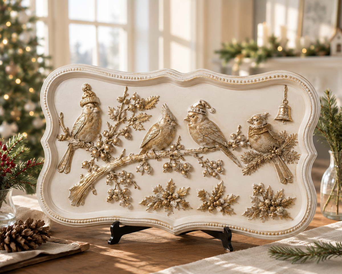 PRE-ORDER Decor Moulds® – Cardinal Grace – 1 pc, 5″x8″x8mm