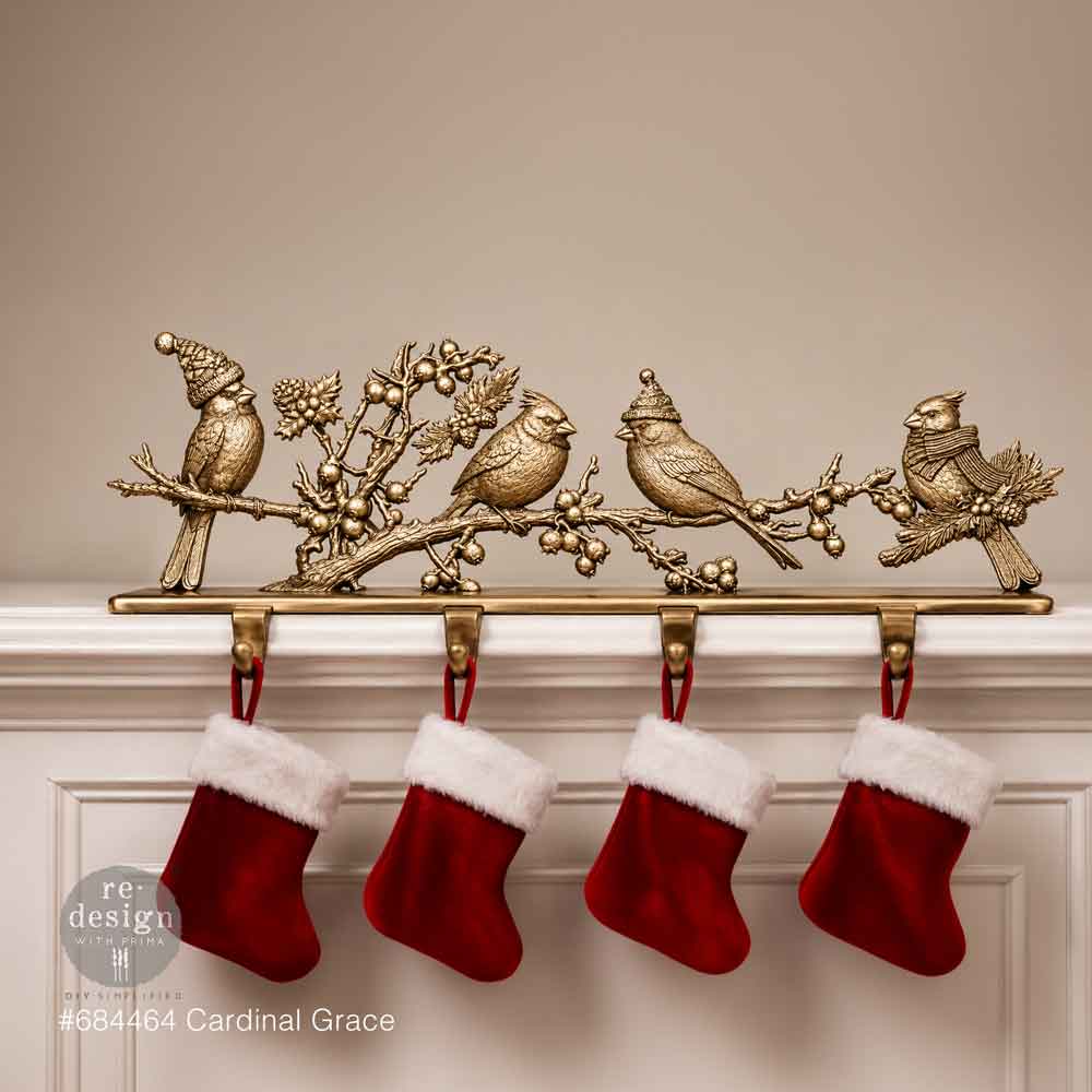 PRE-ORDER Decor Moulds® – Cardinal Grace – 1 pc, 5″x8″x8mm