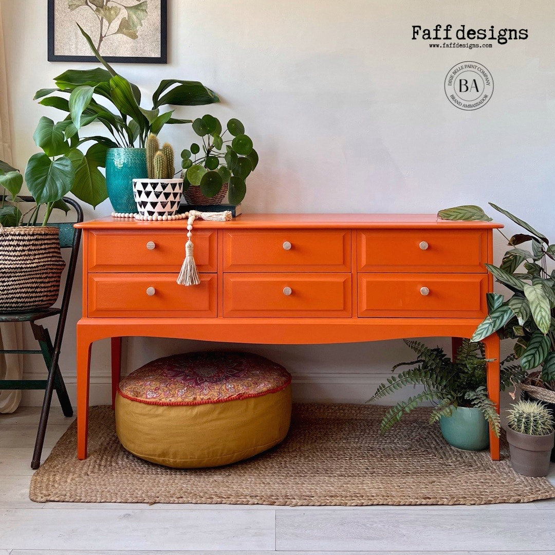 Florida Orange Chalk Mineral Paint