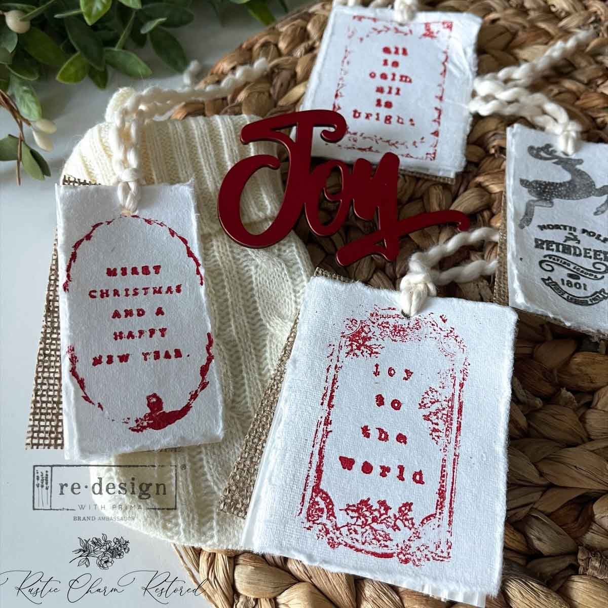 Decor Clear Stamp – Here Comes Santa – 8.5″x11″