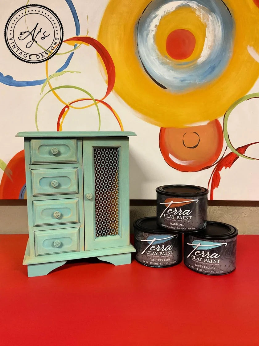 Cerulean Blue Terra Clay Paint